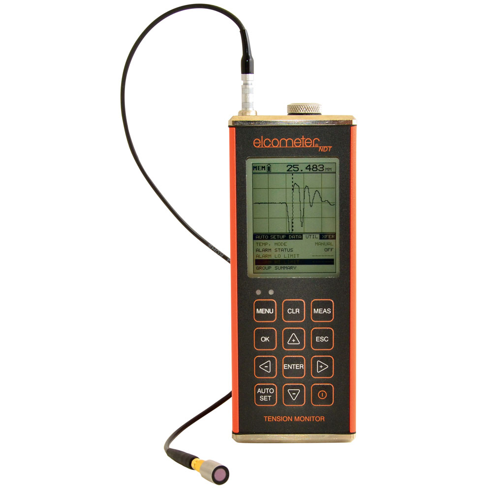 Ultrazvukové merenie pnutie v skrutke Elcometer BG 80